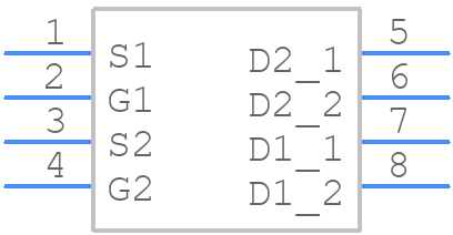 SI7923DN-T1-E3 - Vishay - PCB symbol