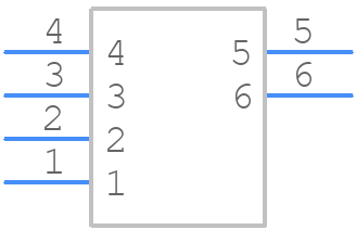 KUSBVLPX-AS1N-W - Kycon - PCB symbol