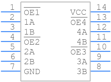 FSAV332MTCX - onsemi - PCB symbol