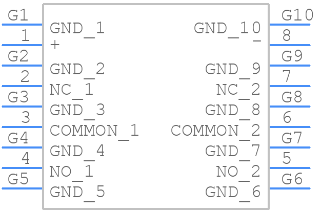 G6K-2F-RF-V DC5 - OMRON Electronics - PCB symbol