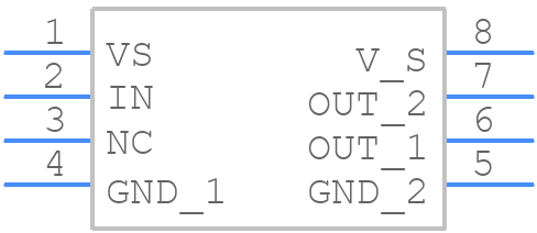 MIC4421YM - Microchip - PCB symbol