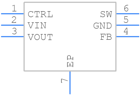 AL3050FDC-7 - Diodes Incorporated - PCB symbol