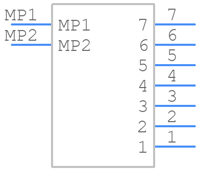 560020-0730 - Molex - PCB symbol