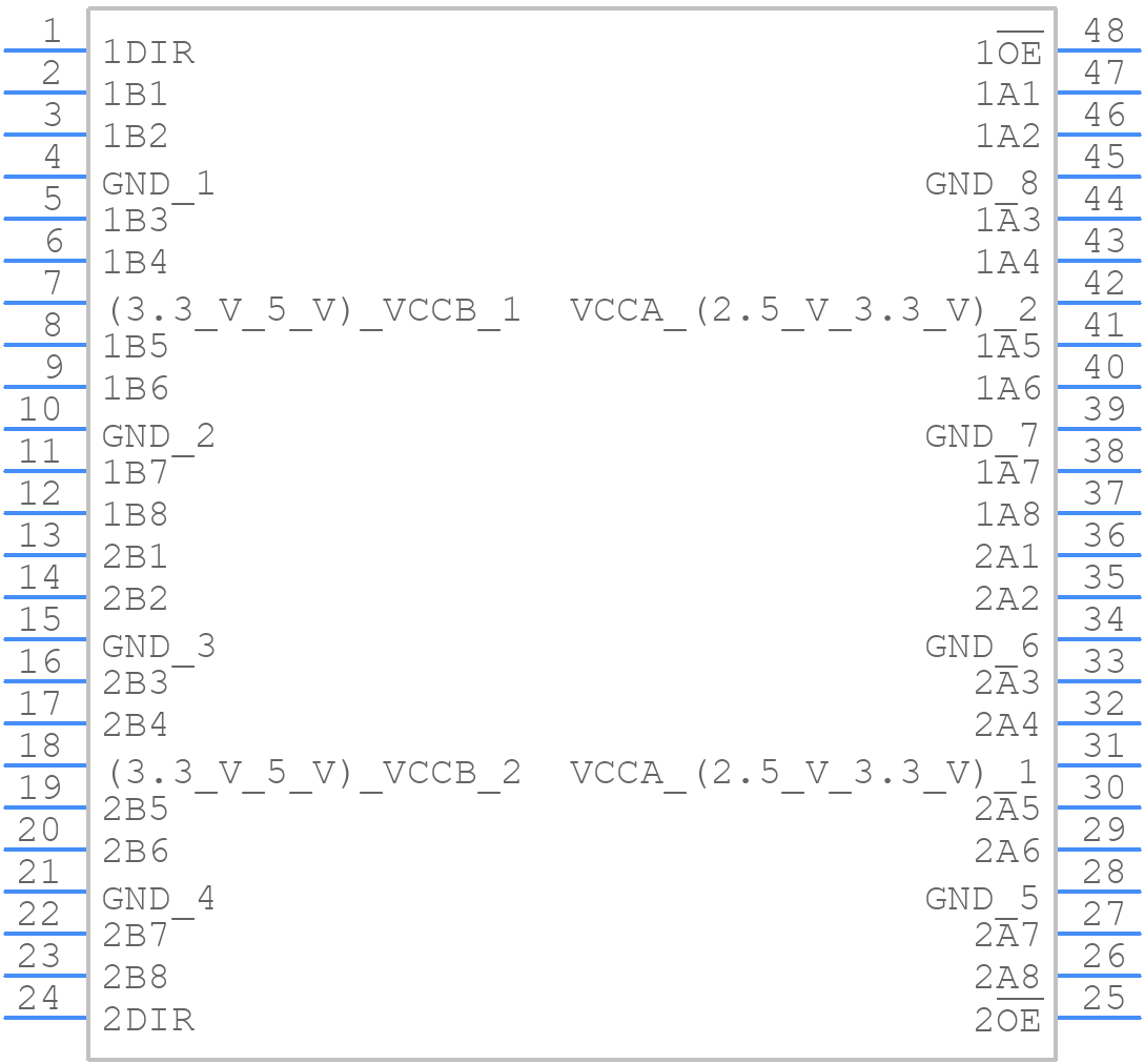 V62/05612-01XE - Texas Instruments - PCB symbol