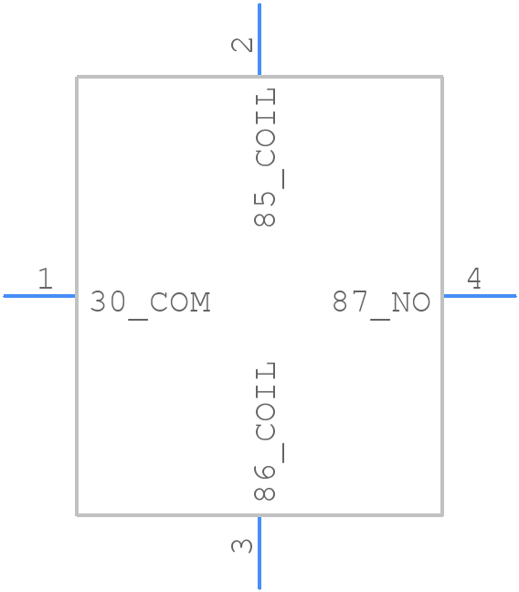 CB1AH-P-12V - Panasonic - PCB symbol