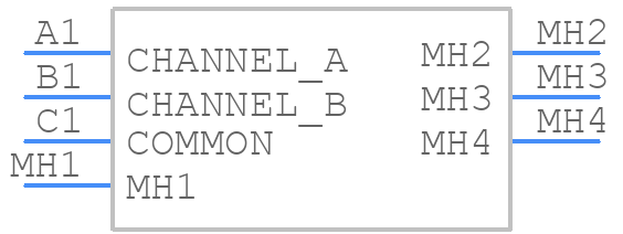 ECW1J-B16-BC0024L - Bourns - PCB symbol