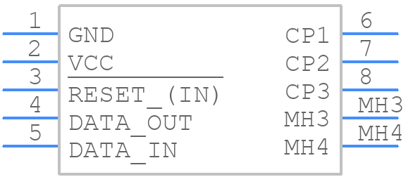 XP1002000-05R - Lantronix - PCB symbol