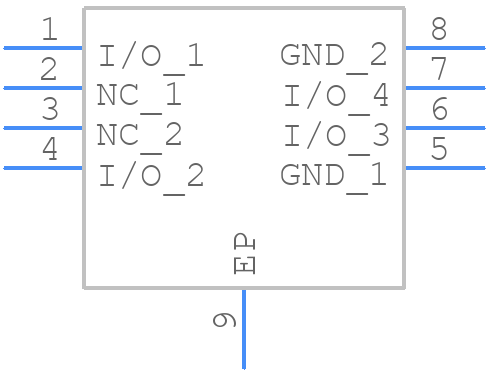 SRDA3.3-4.TBT - SEMTECH - PCB symbol