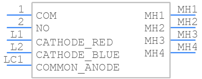 LP11OA1TASRB - E-Switch - PCB symbol