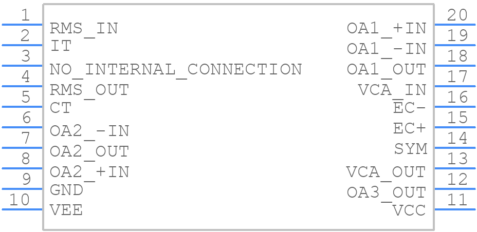 4301P20-U - THAT CORPORATION - PCB symbol