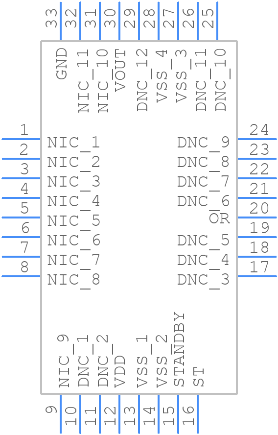 ADXL1002BCPZ-RL - Analog Devices - PCB symbol