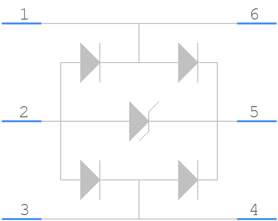 USBLC62P6 - STMicroelectronics - PCB symbol