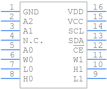 DS1881Z-050+ - Analog Devices - PCB symbol
