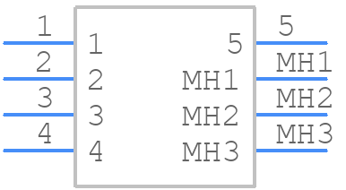 130299-0300 - Molex - PCB symbol