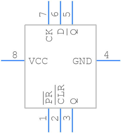 NC7SP74L8X - onsemi - PCB symbol