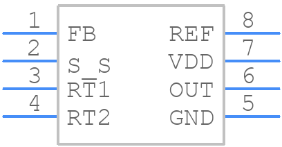 UCC2809PW-1 - Texas Instruments - PCB symbol