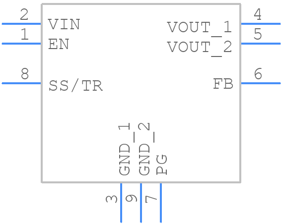 TPS82150SILT - Texas Instruments - PCB symbol