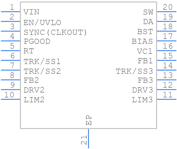 LT3694EFE-1#PBF - Analog Devices - PCB symbol