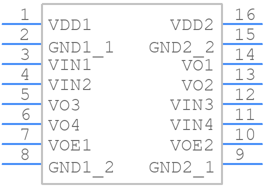 ACML-7420-000E - Avago Technologies - PCB symbol