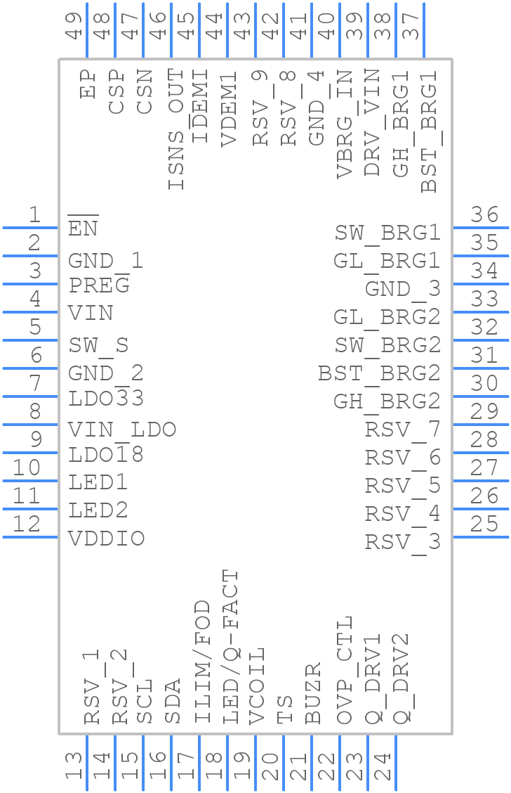 P9242-RNDGI - Renesas Electronics - PCB symbol