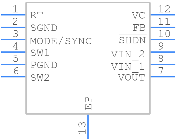 LTC3536EMSE#PBF - Analog Devices - PCB symbol