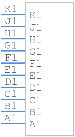 M80-5000000M2-10-331-00-000 - Harwin - PCB symbol