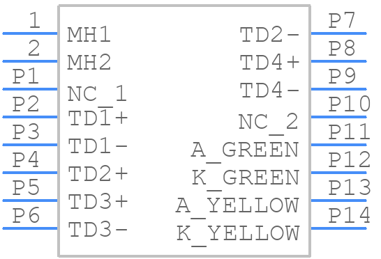 1-2301994-0 - TE Connectivity - PCB symbol