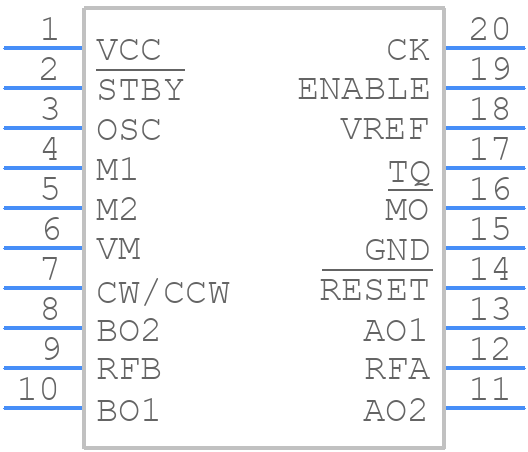 TC78S600FNG,C,ELHZ - Toshiba - PCB symbol