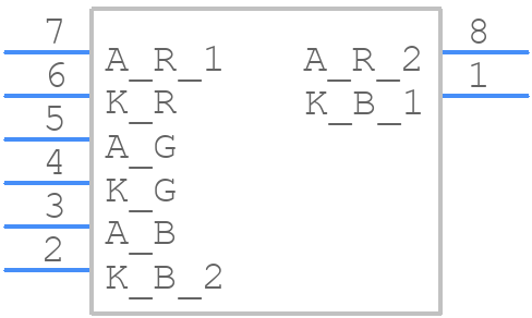 LTST-008RGB - Lite-On - PCB symbol