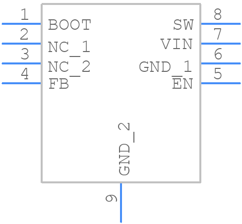 LM22675QMR-ADJ/NOPB - Texas Instruments - PCB symbol
