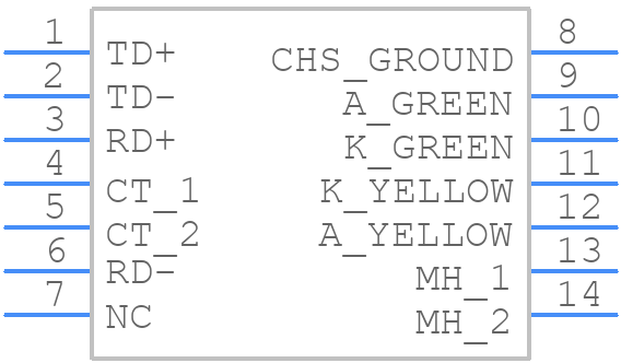 J00-0065NL - Yageo Group - PCB symbol