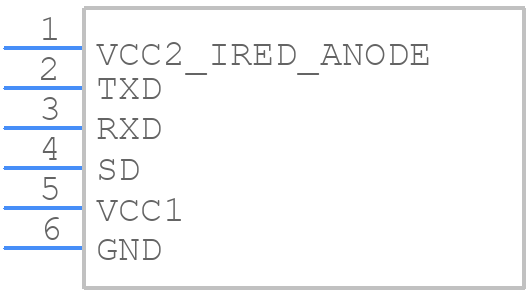 TFBS4711-TT1 - Vishay - PCB symbol