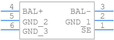 BALF-ATM-01E3 - STMicroelectronics - PCB symbol