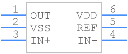 MAX4037EUT+T - Analog Devices - PCB symbol