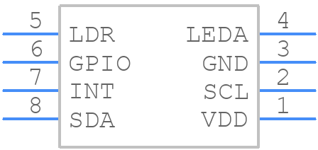 TMG49033 - ams OSRAM - PCB symbol