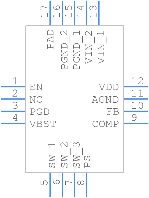 NCP3136MNTXG - onsemi - PCB symbol
