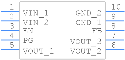 TPSM82821SILR - Texas Instruments - PCB symbol