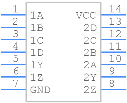 SN75183D - Texas Instruments - PCB symbol