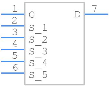 IRLS3036-7PPBF - Infineon - PCB symbol