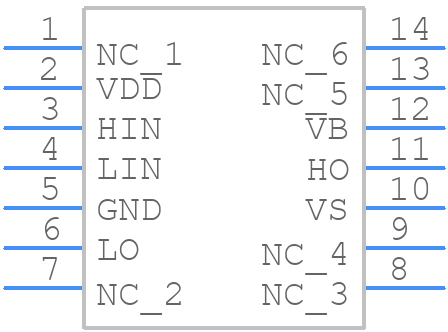 2EDL05N06PJXUMA1 - Infineon - PCB symbol