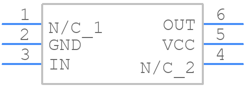 HMC433 - Analog Devices - PCB symbol