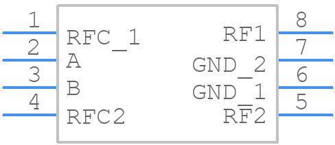 HMC199MS8ETR - Analog Devices - PCB symbol