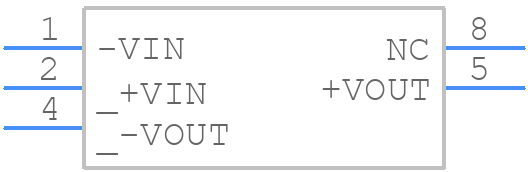 R0.5S-3.305 - RECOM Power - PCB symbol