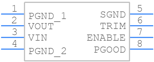 ABXS001A4X41-SRZ - OmniOn Power - PCB symbol