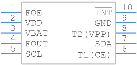 RX8900CE UA0 - Epson Timing - PCB symbol