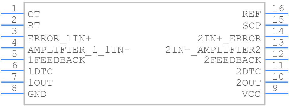 TL1451ACDR - Texas Instruments - PCB symbol