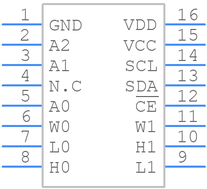 DS1881Z-050 - Analog Devices - PCB symbol