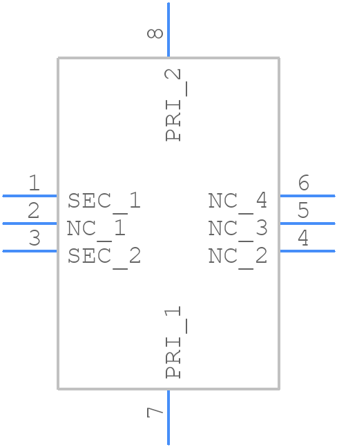 CST2-100LB - COILCRAFT - PCB symbol