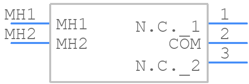 AS11AH - NKK Switches - PCB symbol