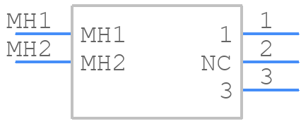 AS11CH - NKK Switches - PCB symbol